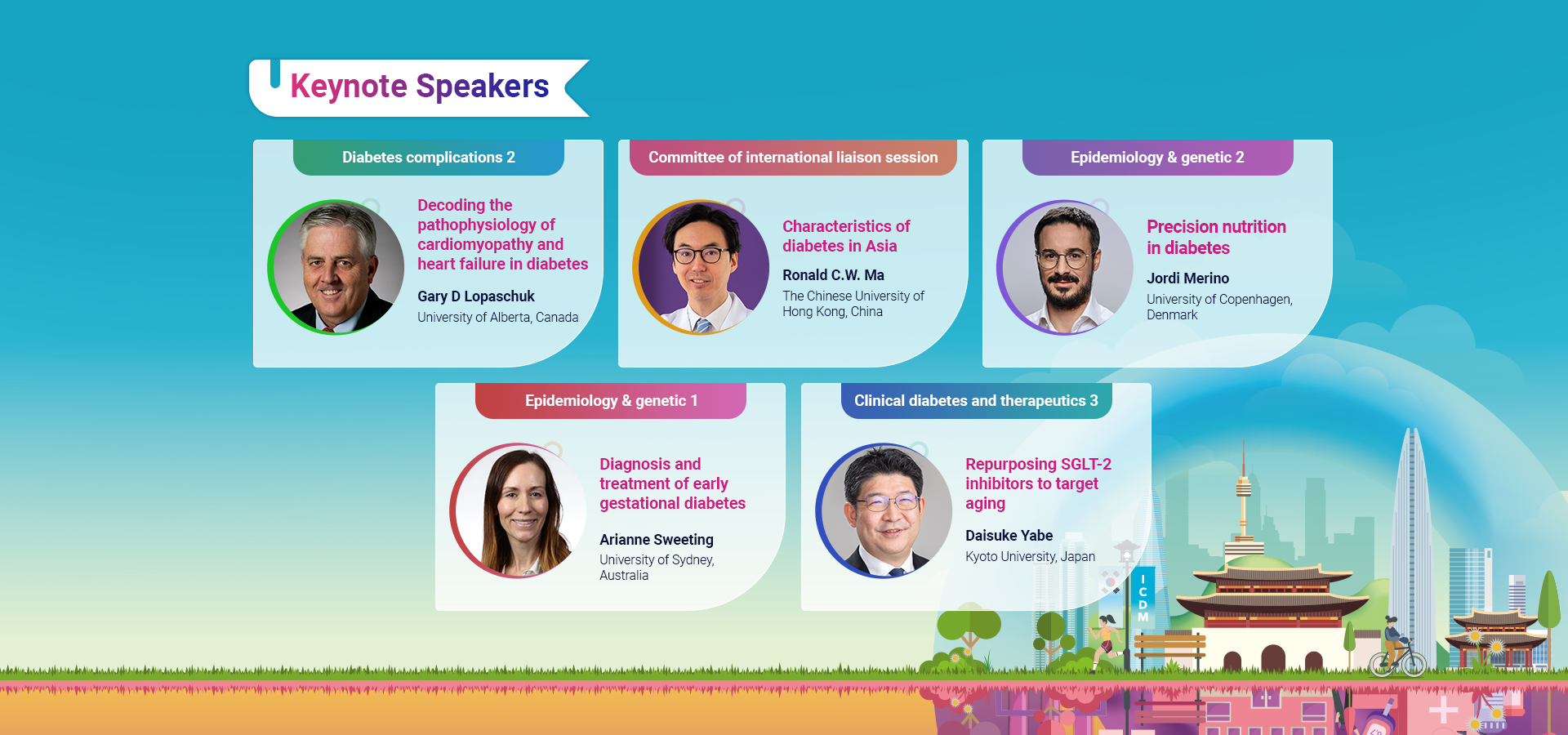 2024 international congress of diabetes and metabolism / 2024.10.19(thu) ~ 10.21(sat) / Gyeongju hwabaek international convention center (hico)