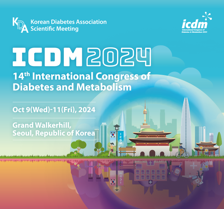 2024 international congress of diabetes and metabolism / 2024.10.19(thu) ~ 10.21(sat) / Gyeongju hwabaek international convention center (hico)